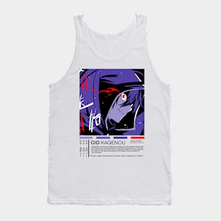 Cid Kagenou The Eminence in Shadow | Anime Polaroid Tank Top